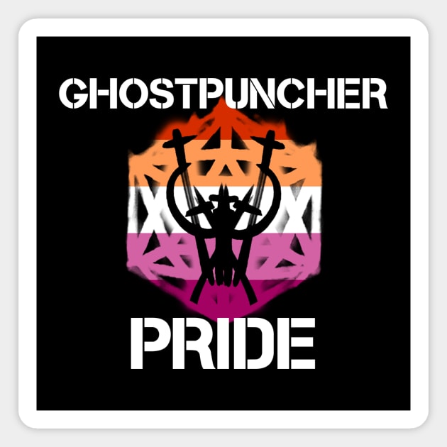 Ghostpuncher Lesbian Pride - Alt Magnet by Ghostpuncher 